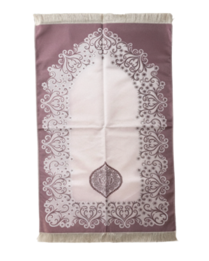 Rose Pink Floral Janamaz Prayer Mat Made in Turkey | Premium Turkish Janamaz