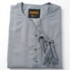 Premium Yemeni Jubba (Thobe) - Light Grey Blue | Arabic Fabric